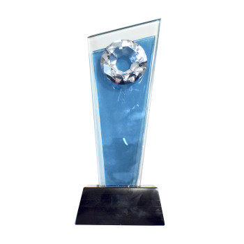 PMG 2179 Trophy  -  7 x 4.5 Inch, Blue,White
