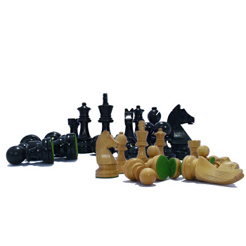 Paramount Dealz Hand Crafted Elite Chess -  Black,Yellow