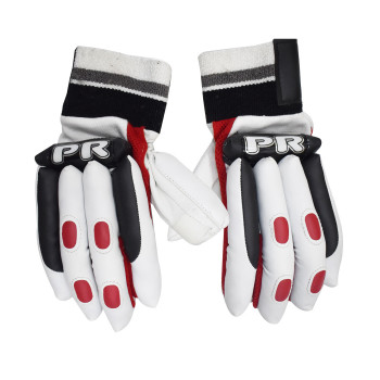 Primex Cricket Batting Glove  -  Boys, Red,Black,White, Right-handed