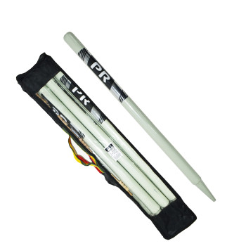 Wooden Cricket Stumps  -  Off White, Pack Of 6