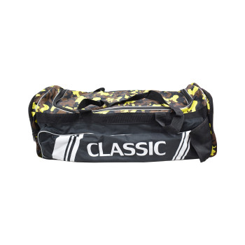 Classic Junior Cricket Kit Bag  -  Black,White,Yellow