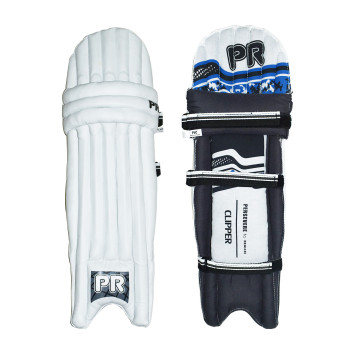 Clipper Cricket Leg Guard  -  Boys, White, Right-handed
