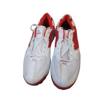 Spirit Cricket Shoes  -  6, Red,White, Mens