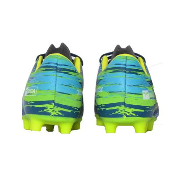 blue and green football cleats