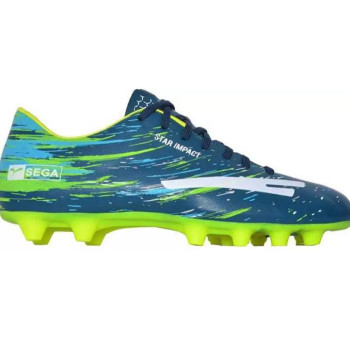 blue and green football cleats