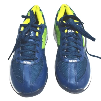 Swift Badminton Shoes  -  1, Navy,Green, Kids
