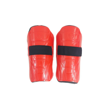 Pads Football Shin Guard  -  M, Red