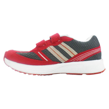 Marathon Athletic Running Shoes  -  -8, Red, Grey, Kids