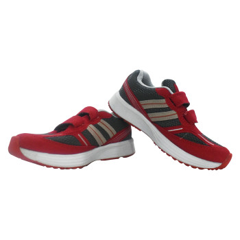 Sega Marathon Athletic Running Shoes 8, Red,Grey, Kids