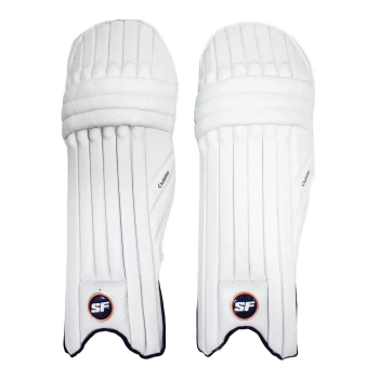 Clublite Cricket Leg Guard  -  Mens, White, Right-handed