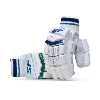 Prolite Cricket Batting Glove  -  Mens, White, Right-handed