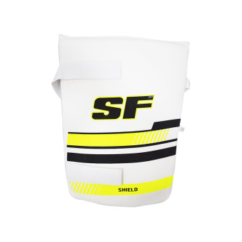Shield Cricket Thigh Pad  -  Mens, White, Right-handed