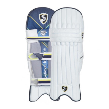 Litevate Cricket Leg Guard  -  Mens, White, Right-handed