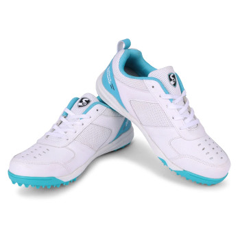Fusion cricket_shoes  -  6, green,white, mens