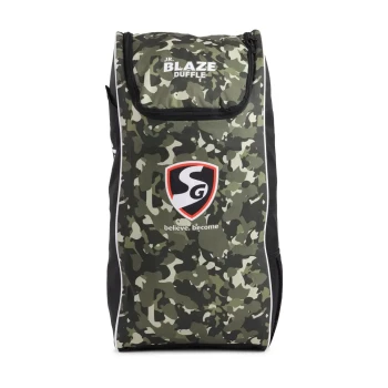 Junior Blaze Duffle Cricket Kit Bag  -  Green