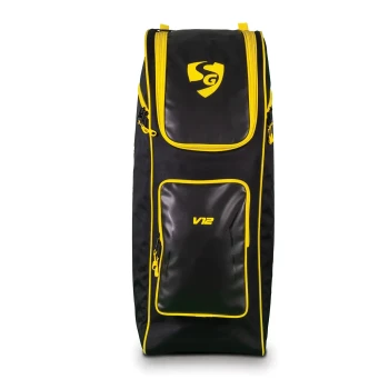 V12 Wheelie Duffle Junior Cricket Kit Bag  -  Black