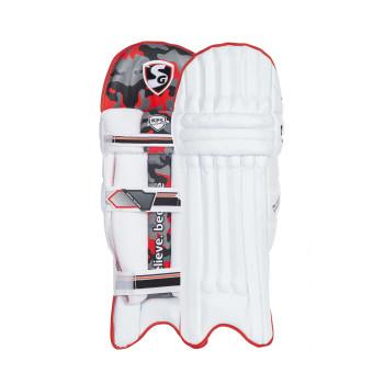 Players Xtreme Cricket Leg Guard  -  Mens, Right-handed, White
