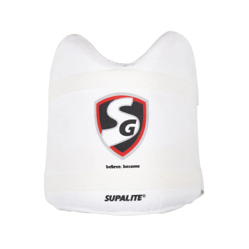 Supalite Cricket Chest Guard  -  Mens, White