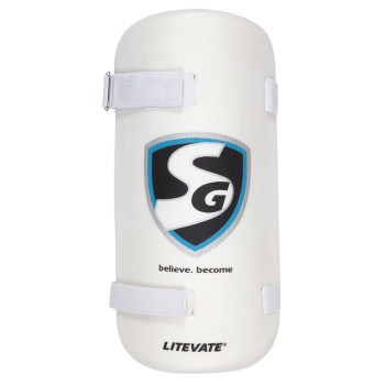Litevate Cricket Arm Guard  -  Mens, White