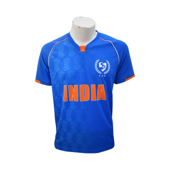 RN CORMTE501 Cricket T-Shirt  -  S, Blue