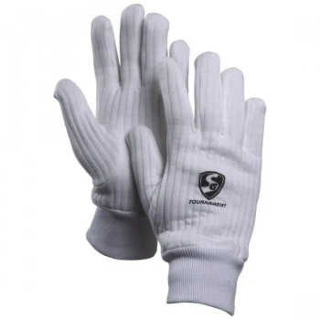 Tournament Cricket Batting Inner Glove  -  Mens, White