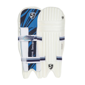 Proflex Cricket Leg Guard  -  Mens, Blue,White, Both