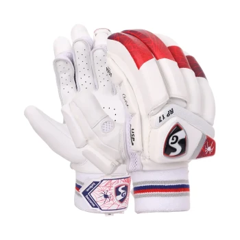 Rp 17 Cricket Batting Glove  -  Mens, White, Right-handed