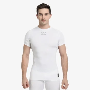 Intense Compression T-Shirt  -  L, White, Mens