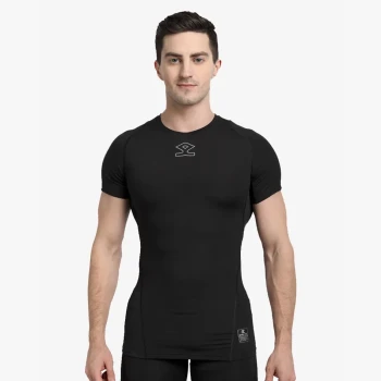 Intense Compression Short Sleeve T-Shirt  -  XS, Black, Mens