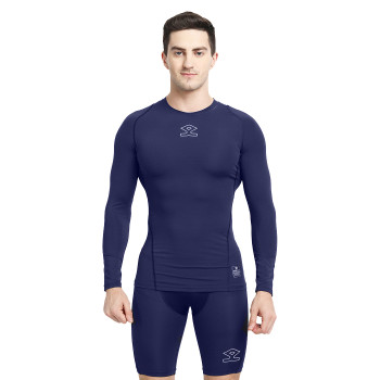 Intense Compression T-Shirt  -  S, Navy, Mens