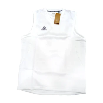 Match Slipover (Sleeveless) Cricket Sweater  -  M, Off White