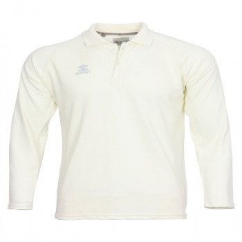 Match Cricket White T-Shirt  -  30, Off White, Kids, Polo Neck, Full