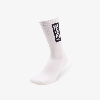 Socks  -  12-14, White, Mens, Mid Calf