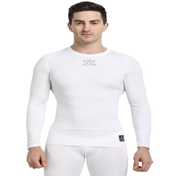 Intense Compression T-Shirt  -  M, White, Mens