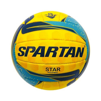 Star Nova PU Volleyball  -  4, Blue, Yellow