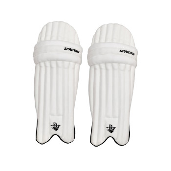 Eco Cricket Leg Guard  -  Mens, Right-handed, White