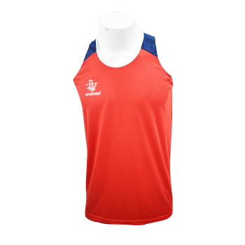 athletic team wear knit Basketball T-Shirt and Shorts Set  -  XXL, Red