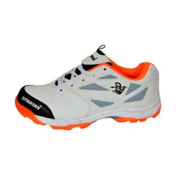 EXTREME Cricket Shoes  -  5, Black, White, Orange, Mens