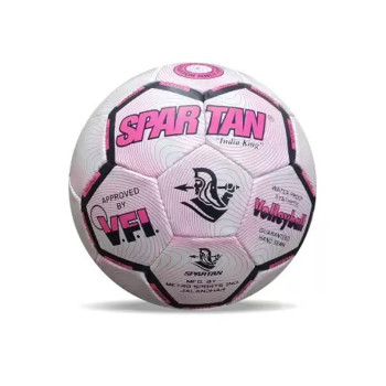 India King Volleyball  -  4, Pink, White