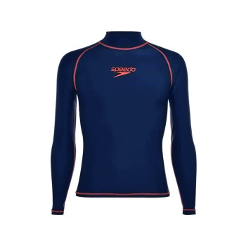 AM FULL SLEEVE SUNTOP Swimming Top  -  40, Navy,Orange, Mens