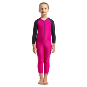 JF Swimwear Swimming Full Body Suite  -  3 Y, Navy,Pink, Kids