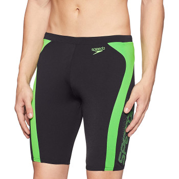 Logo Graphic Splice Jammer Swimming Shorts  -  32, Black, Kids