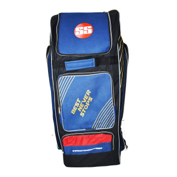 Players 6 Bat Sleeve Cricket Kit Bag  -  Navy