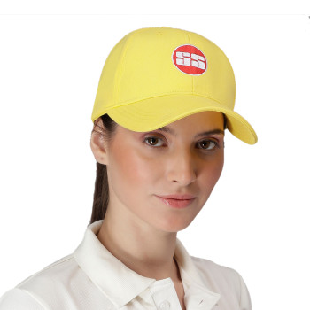 Fancy Cricket Cap  -  Yellow
