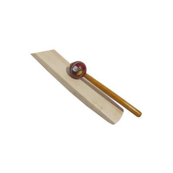 Ball Cricket Bat Mallet  -  Brown, Ball