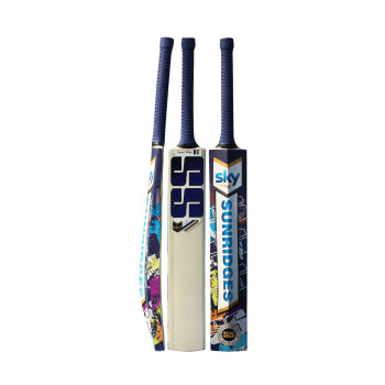 Sky Blue Cricket Bat  -  SH, English Willow