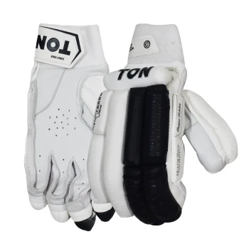 Professional Cricket Batting Glove  -  Mens, White, Right-handed