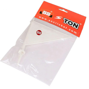 Cricket Boundary Flag -  White