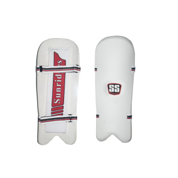 Moulded Cricket Shin Guard  -  Mens, White
