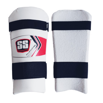 Millenium Pro Cricket Arm Guard  -  Mens, Red, White
